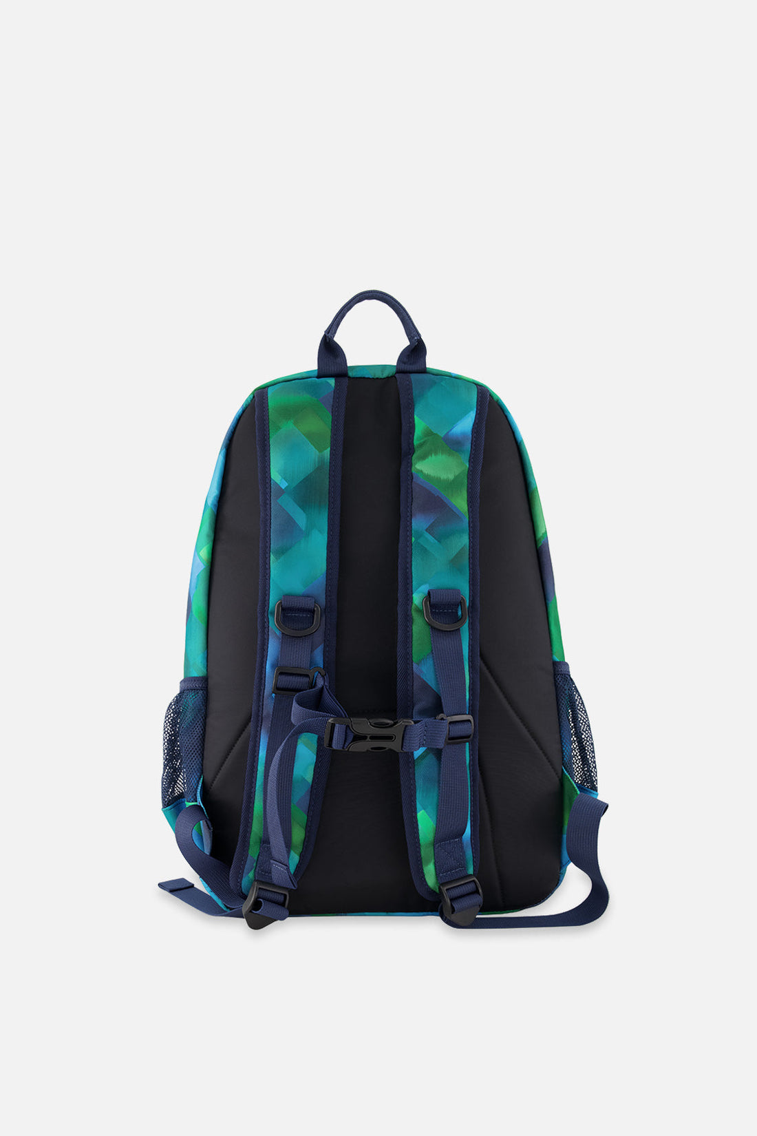 Kids Backpack Blue Diamond Print