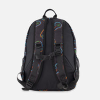Kids Backpack Black Printed Controller