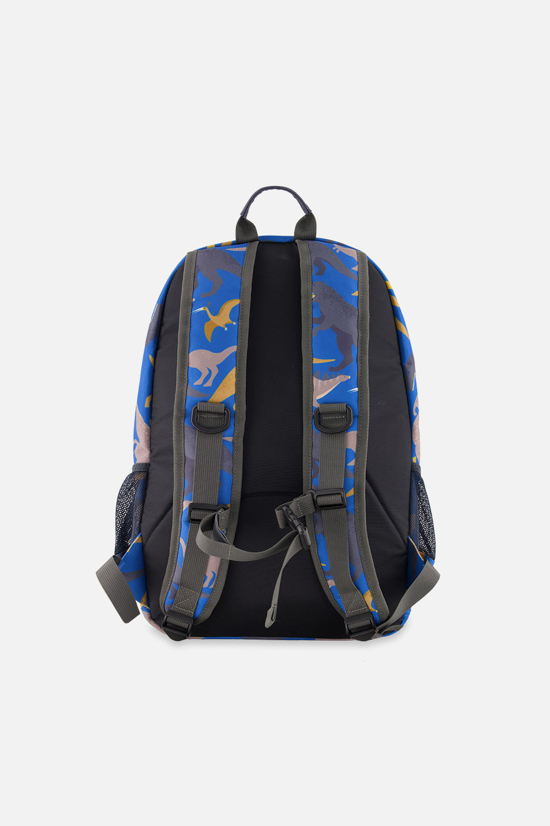 Kids Backpack Blue Dinosaur Print
