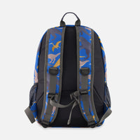 Kids Backpack Blue Dinosaur Print