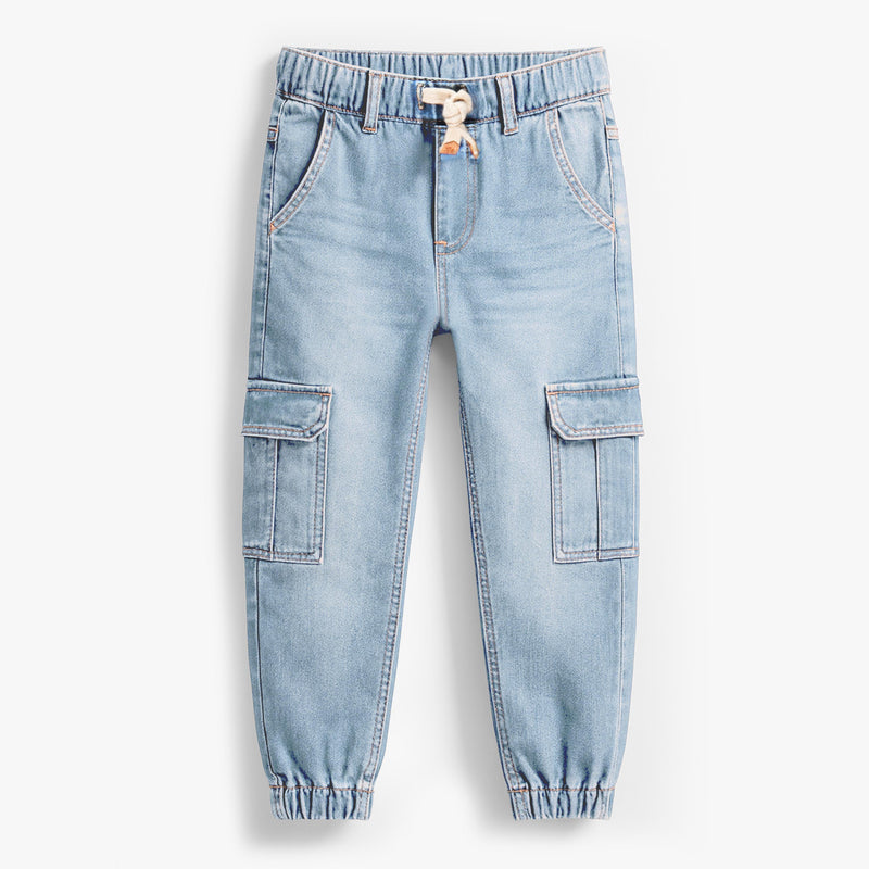 Blue cargo jeans, child