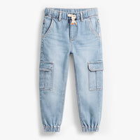 Blue cargo jeans, child
