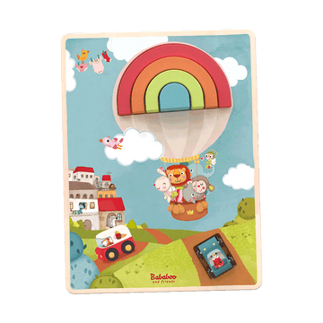Drive Through the Rainbow Puzzle Game