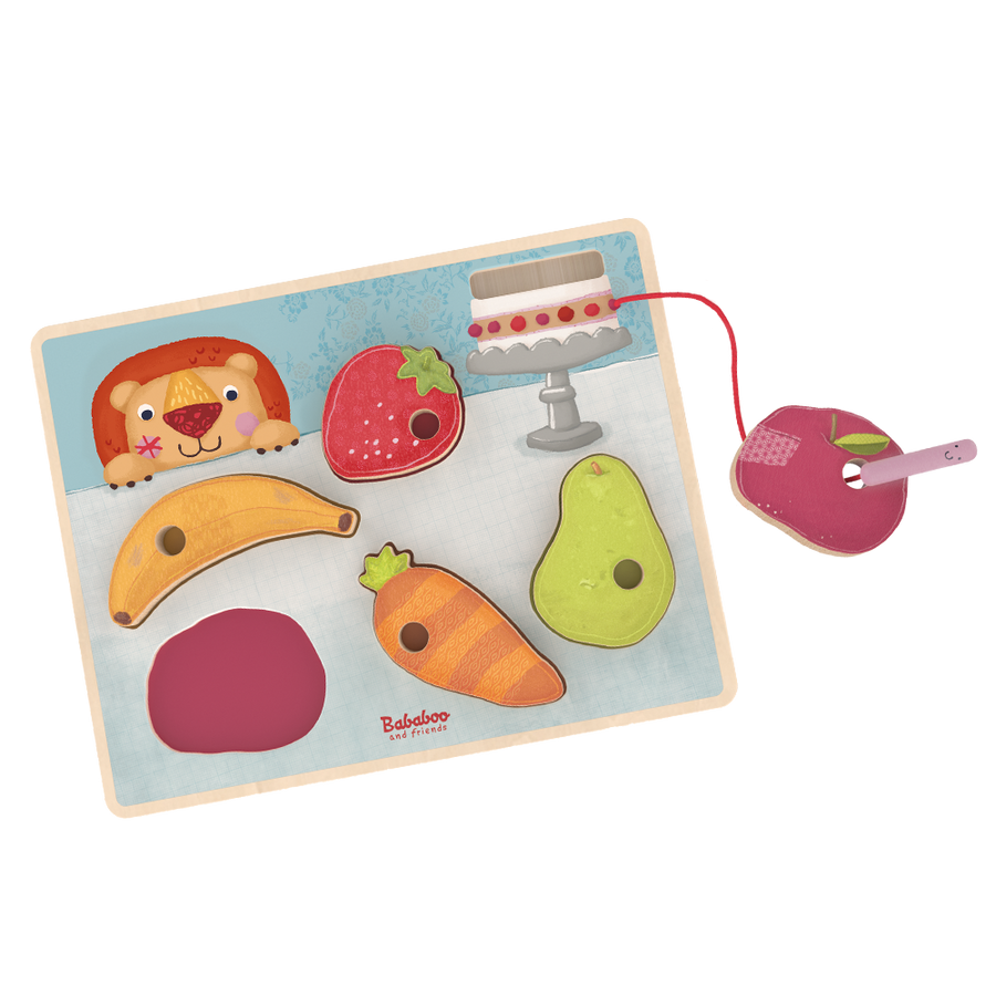 Little Worm Loves to Eat Threading Game Puzzle