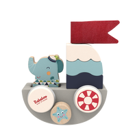 Lolo's Funny Autoboat 2-in-1 Stacking Game