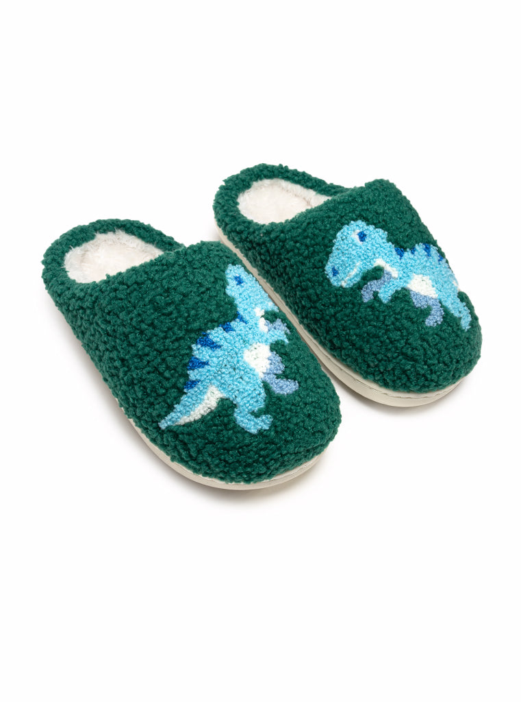 KIDS DINO SLIPPERS