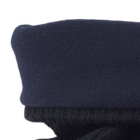 Fleece Lined Knit Neck Gaiter [Whistler series] [Black]