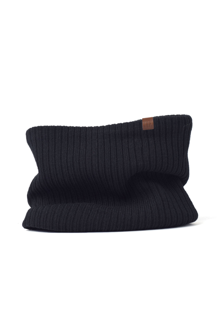 Fleece Lined Knit Neck Gaiter [Whistler series] [Black]