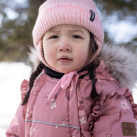 Sammie Baby Girl Pink One-Piece Snowsuit