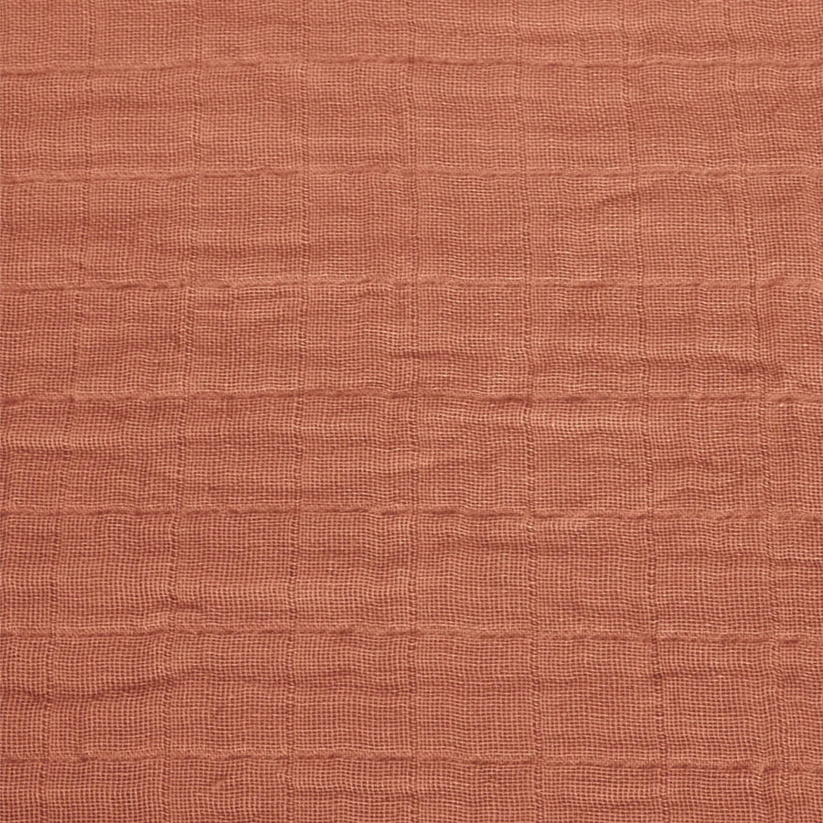 Cotton Muslin Swaddle - Cinnamon