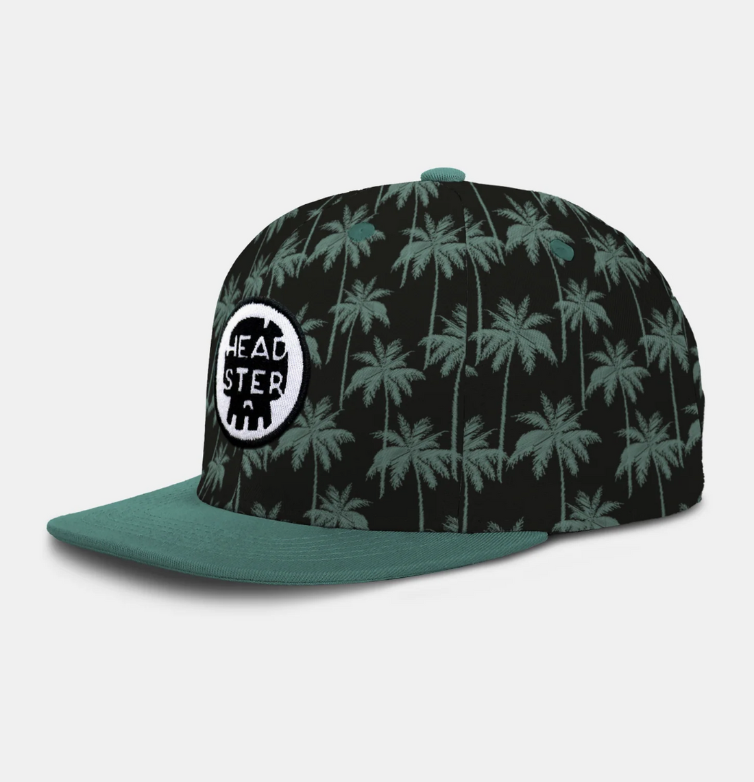Midnight Palms Snapback - Black