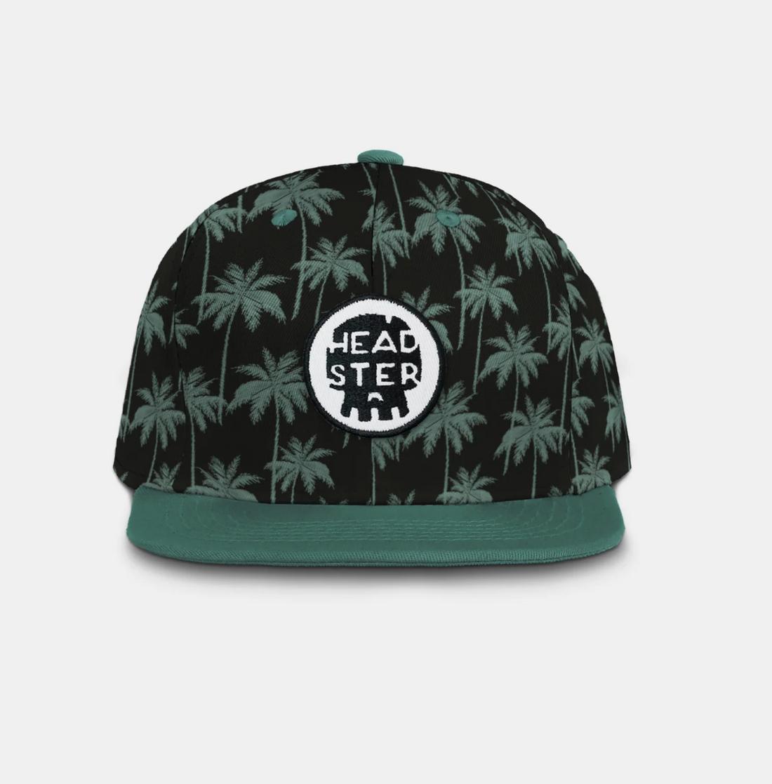 Midnight Palms Snapback - Black