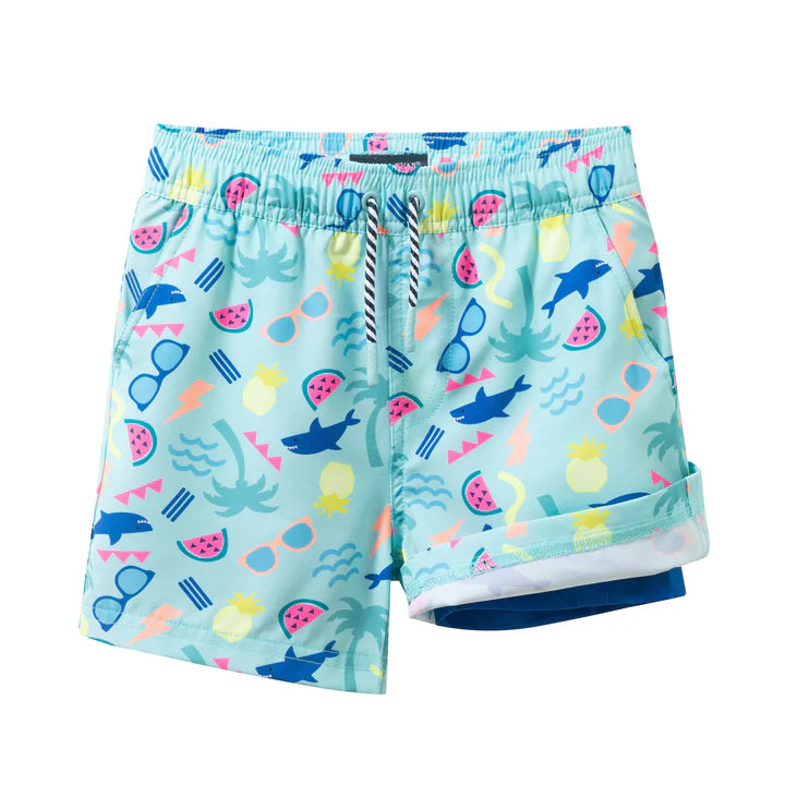 Boys Comfort-Stretch Lined Boardshort | Beach Icon