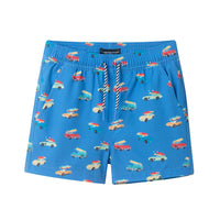 Kids (4-7) Swim Trunk | Retro Surf Car