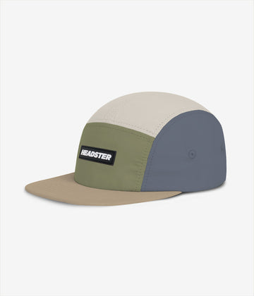 Runner Nylon Five Panel - Hedge Green