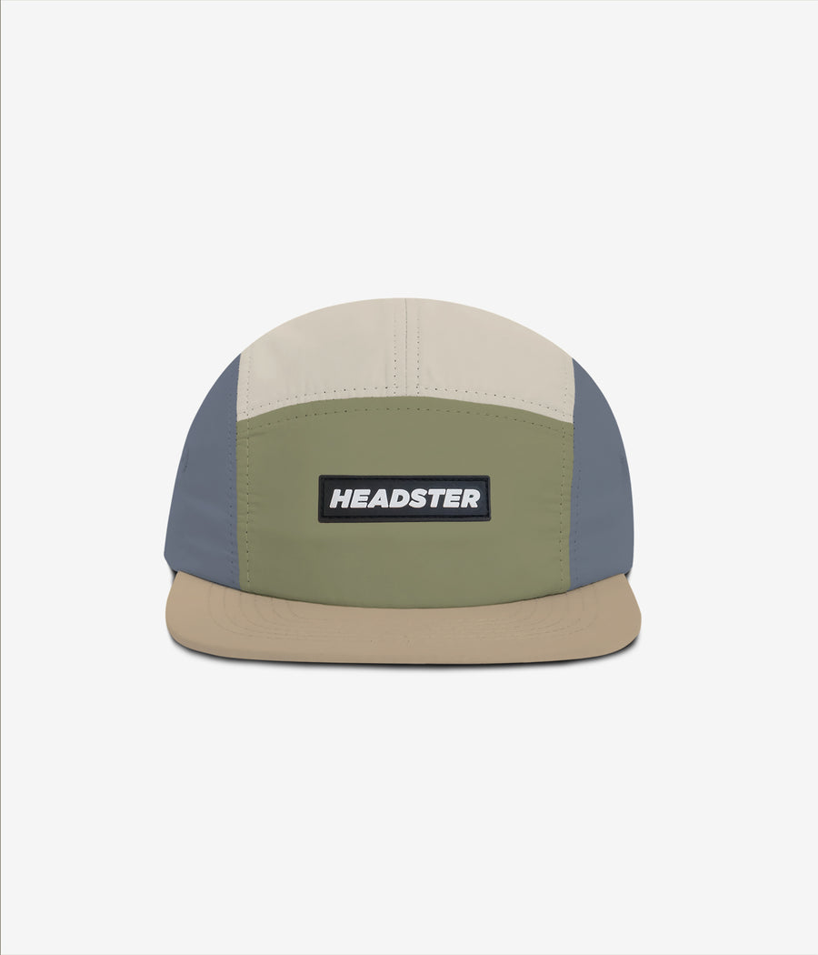 Runner Nylon Five Panel - Hedge Green