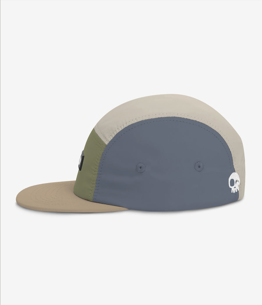 Runner Nylon Five Panel - Hedge Green