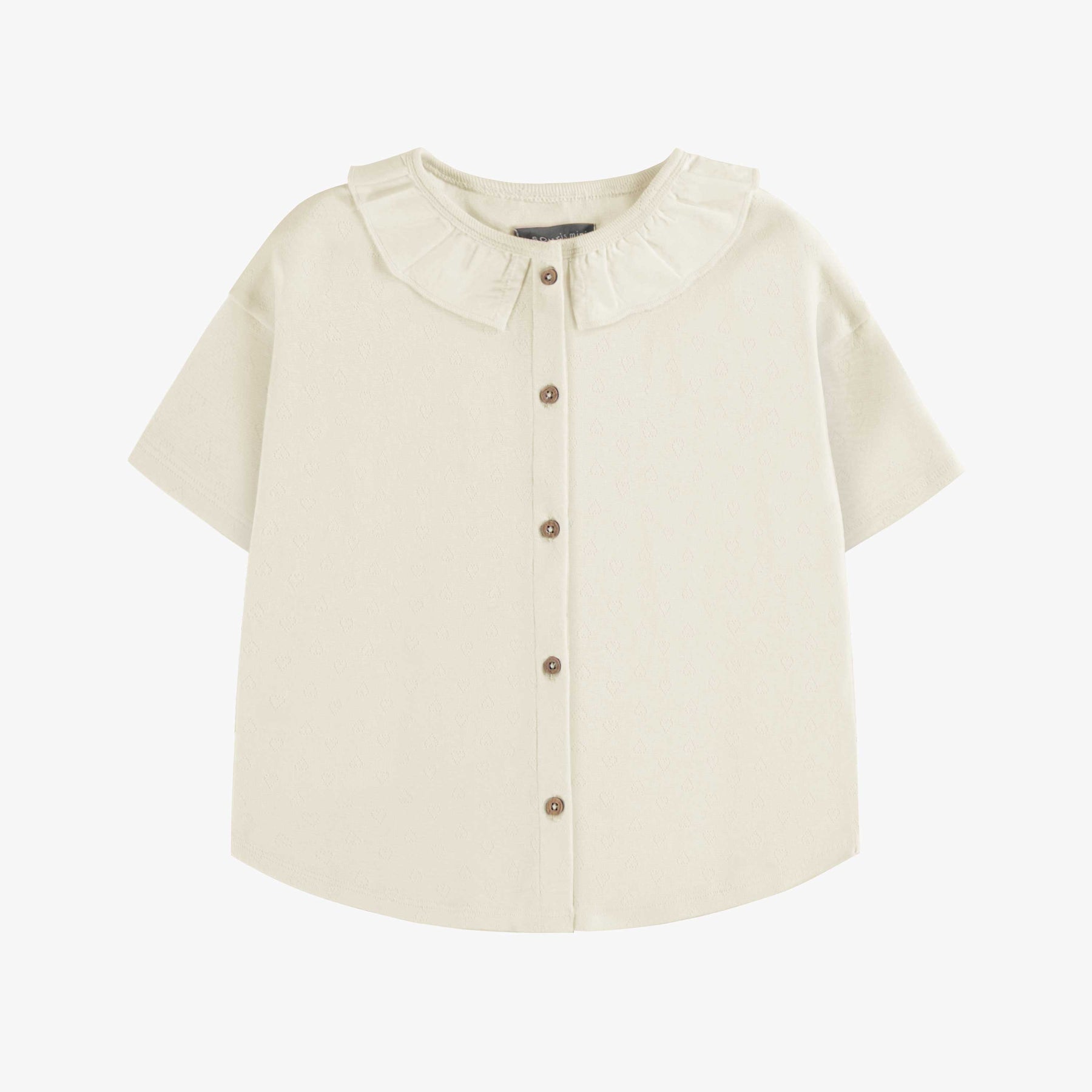 CREAM SHORT SLEEVE RELAXED FIT T-SHIRT, CHILD