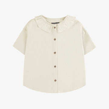 CREAM SHORT SLEEVE RELAXED FIT T-SHIRT, CHILD