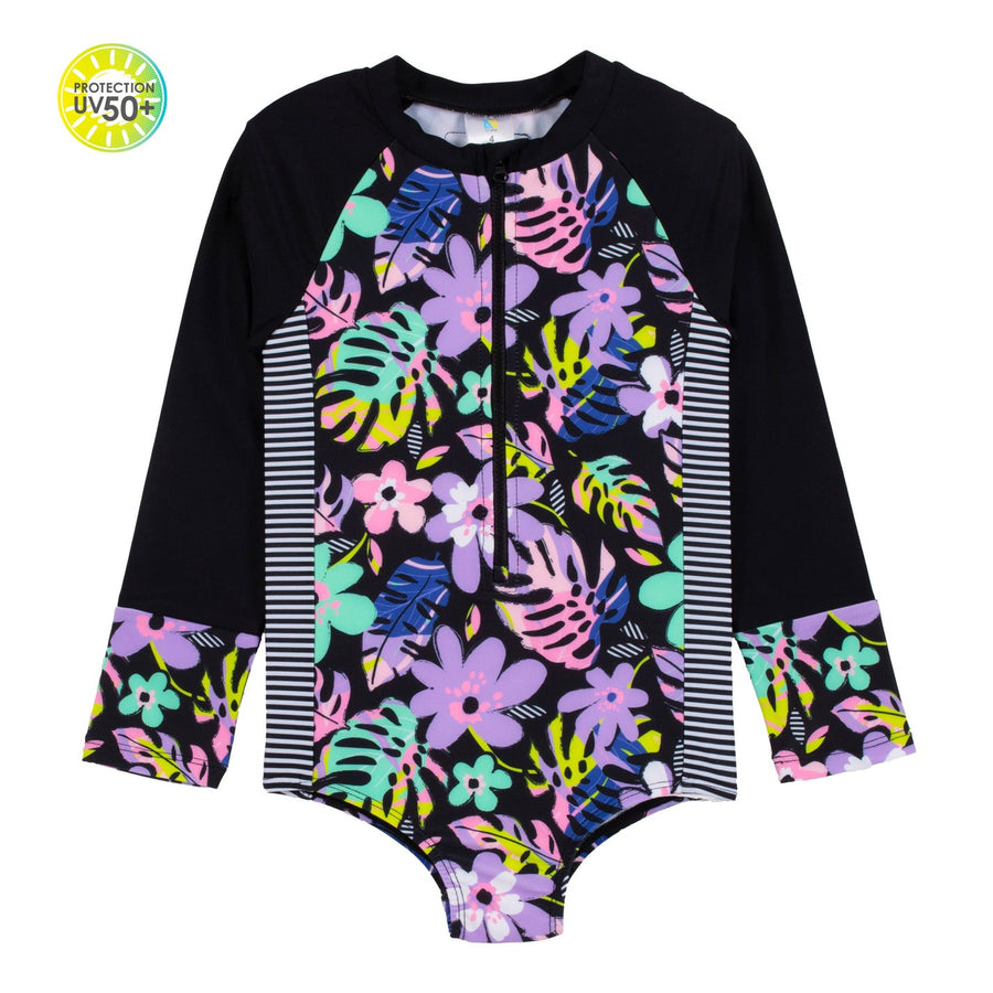 Baby One-Piece UV Swimsuit Black