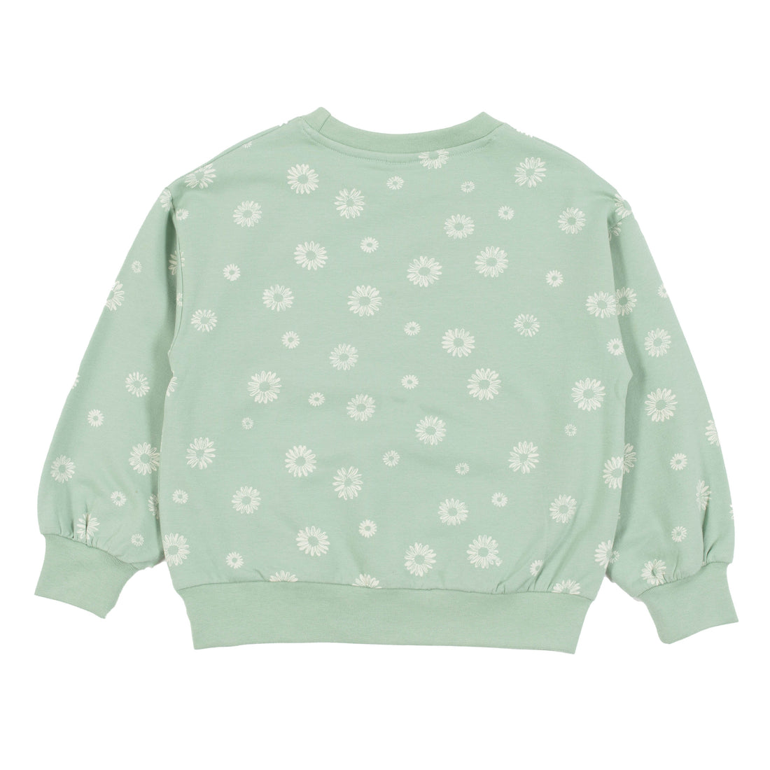 Green Flower Sweater