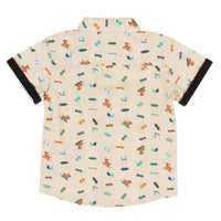 Heather Beige Poplin Shirt