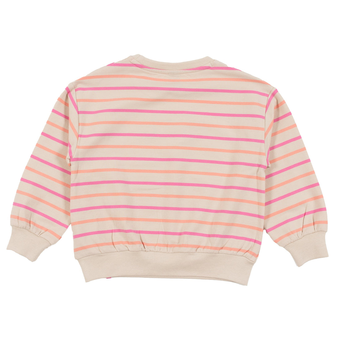 Beige Striped Sweater