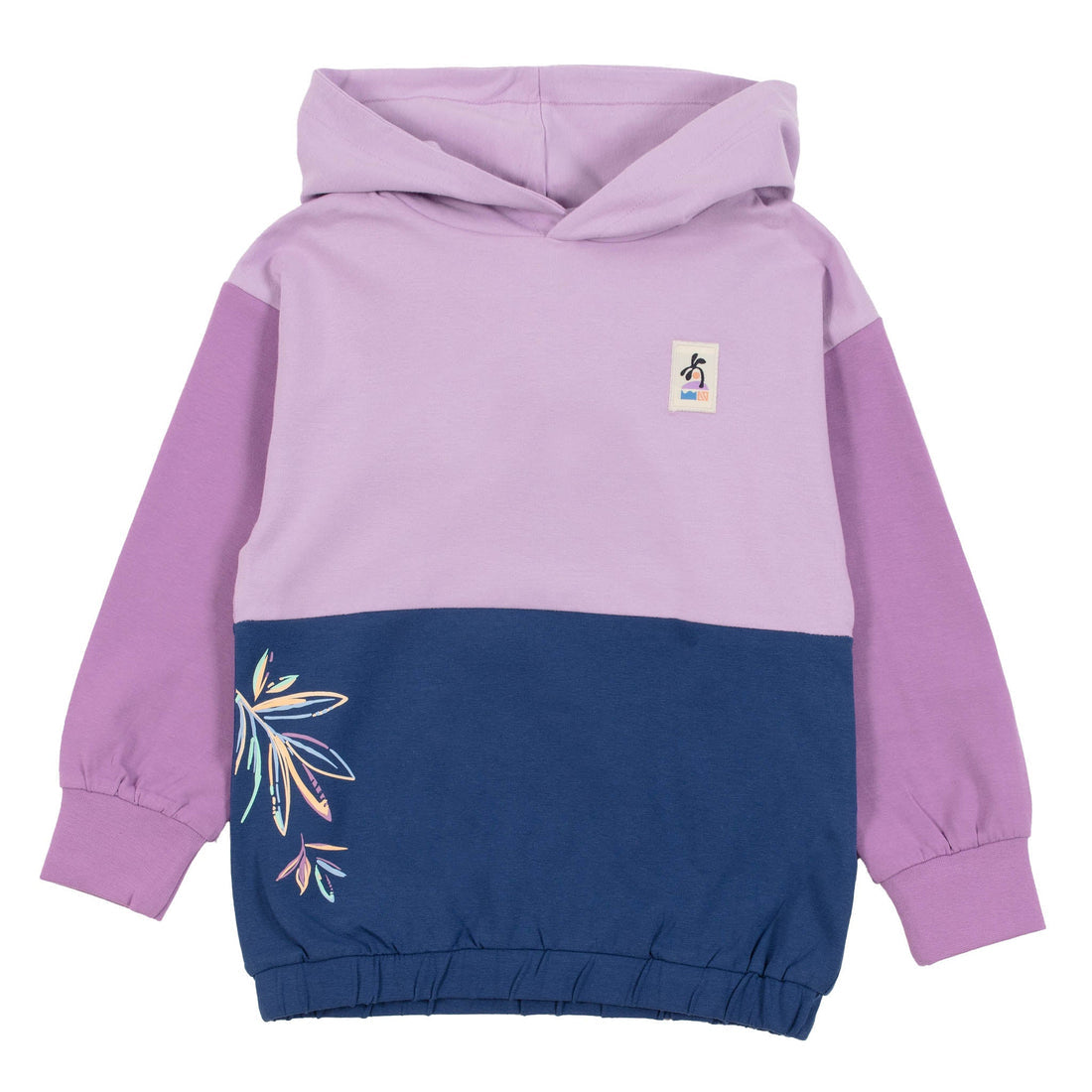 Lilac Hooded Long Sleeve T-Shirt