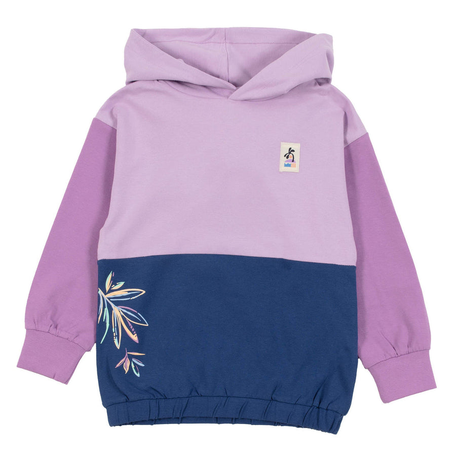 Lilac Hooded Long Sleeve T-Shirt