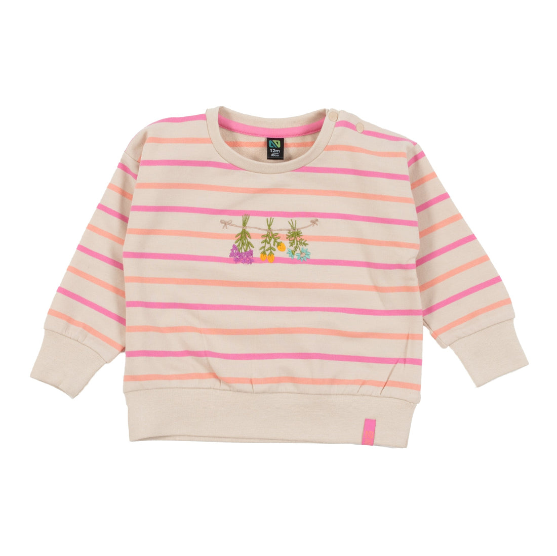 Baby Beige Striped Sweater