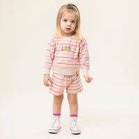 Baby Beige Striped Sweater