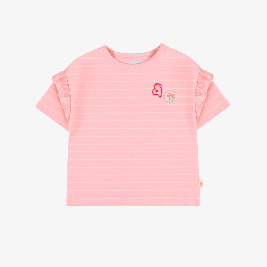 PINK STRIPED T-SHIRT, BABY