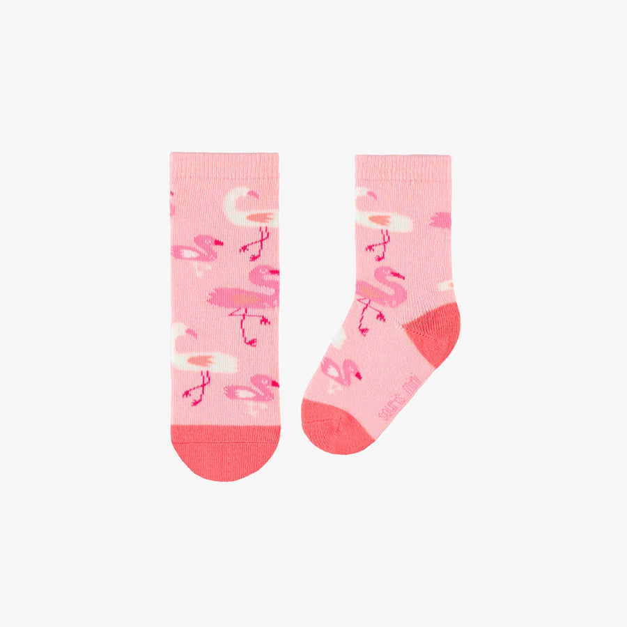 PINK PATTERNED SOCKS, BABY