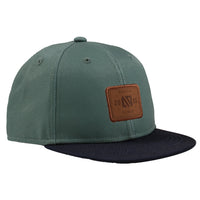 Green Colourblock Cap