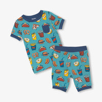 Carnival Food Bamboo Short Pajama Set