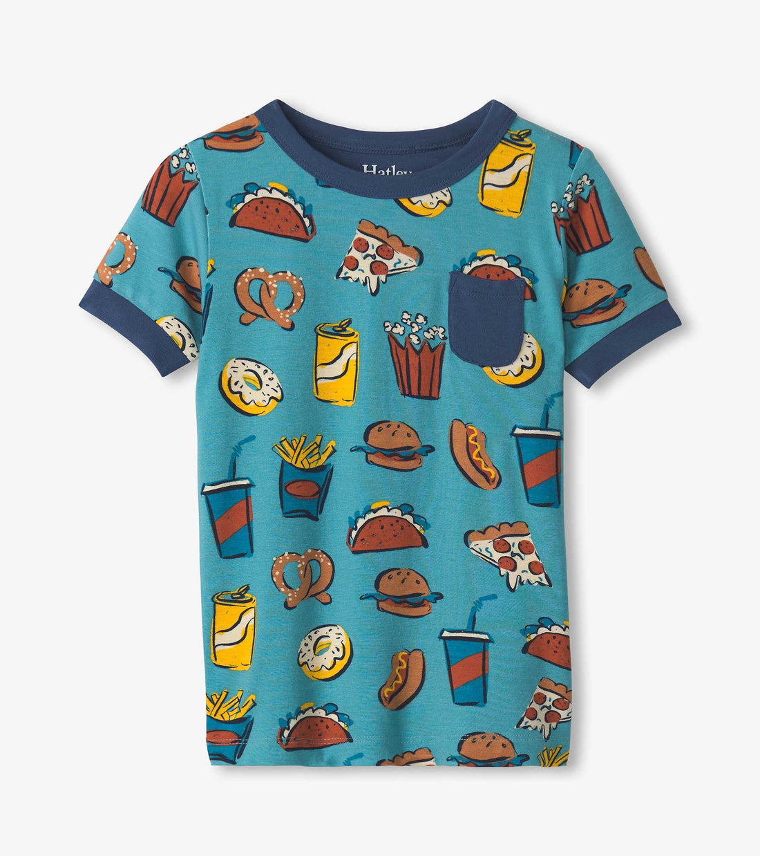 Carnival Food Bamboo Short Pajama Set