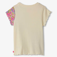 Groovy Flowers Patchwork Tee