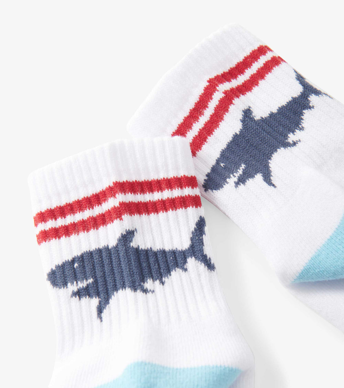 Shark Silhouette Crew Socks