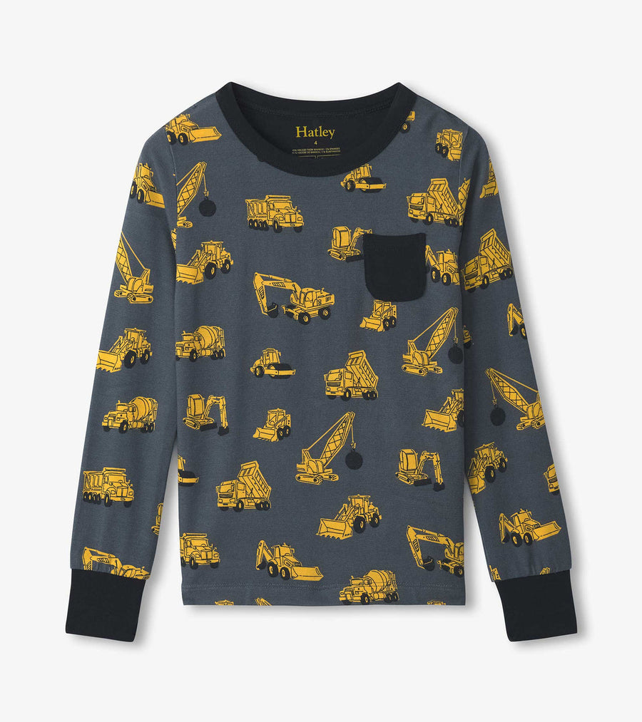 Under Construction Bamboo Pajama Set