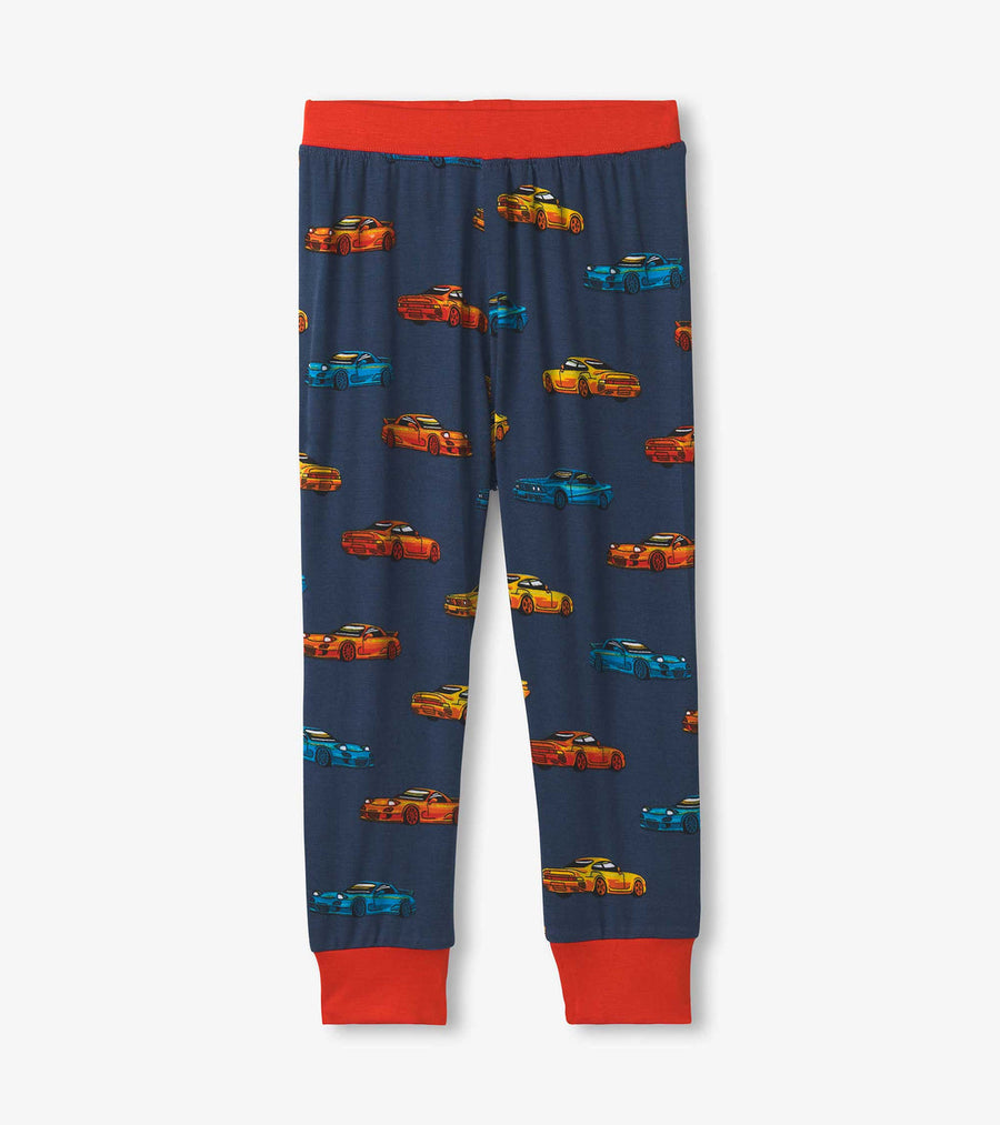 Sport Cars Bamboo Pajama Set