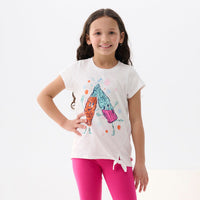 Soda Pop Tie Front T-Shirt