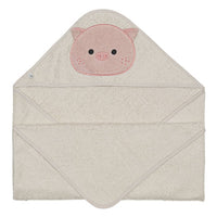 Baby Hooded Towel - Piglet