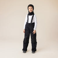 Unisex Black Snow Pants (8-12Y)