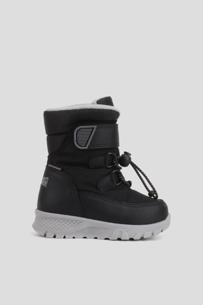 Slinky_t toddler booties (Black/Charcoal)