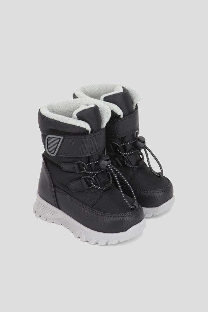 Slinky_t toddler booties (Black/Charcoal)