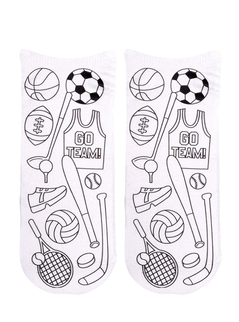 SPORTS COLORING SOCK