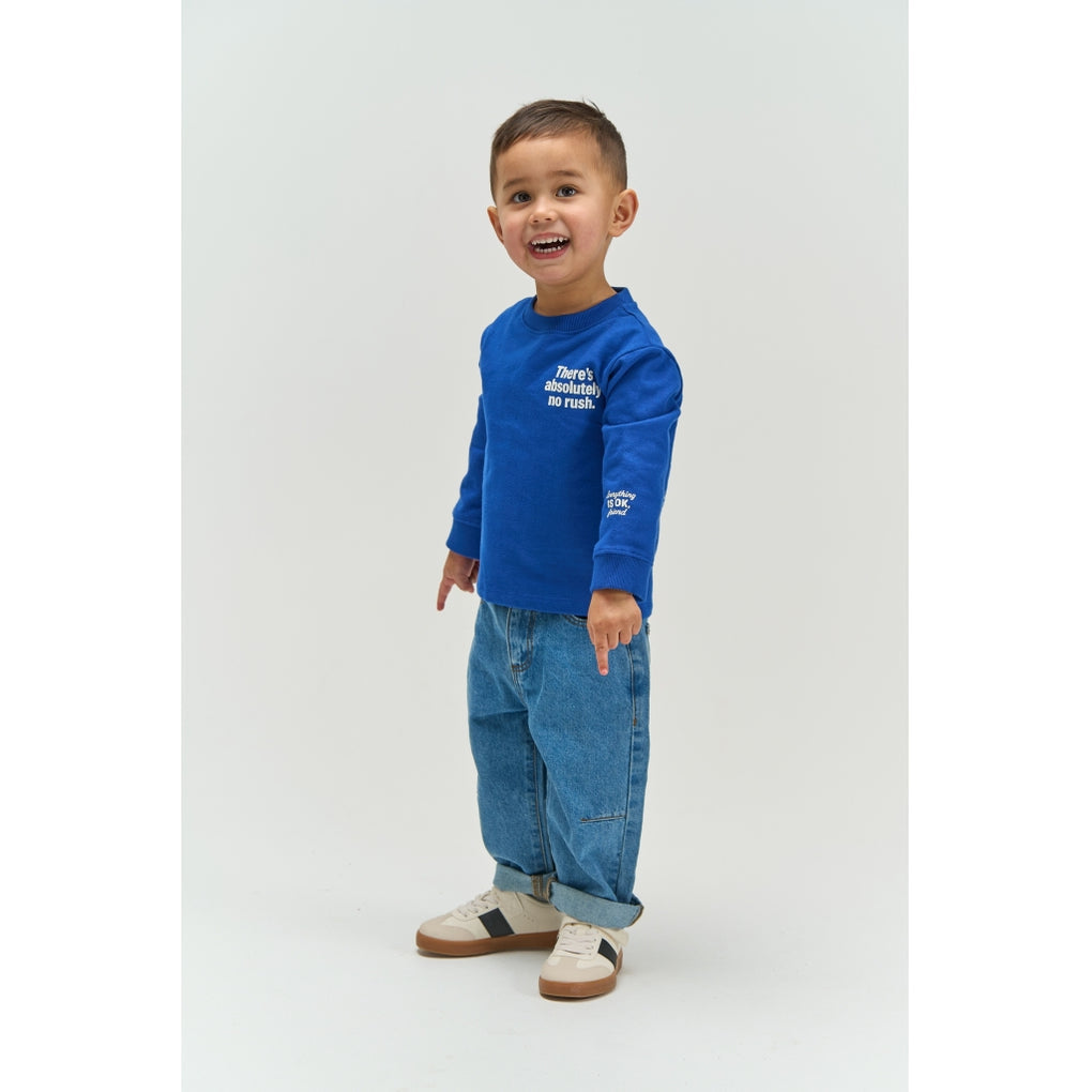 TNSTVernon Oversized Sweatshirt - Mazarine Blue