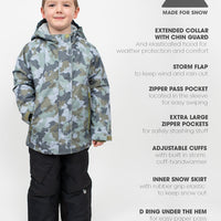 Snowrider Deep Winter Coat - Camo | Waterproof Windproof Eco