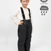 Snowrider Convertible Ski Overalls - Black 2024