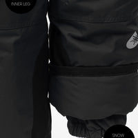 Snowrider Convertible Snow Pants - Black 2023 | Waterproof Windproof Eco